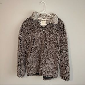 Dry Goods Quarter Zip Sherpa Pull Over (Small)